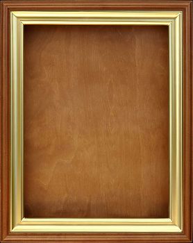 Пенал с рамкой "Имитация золота" (рамка 32). Киот для иконных досок под размер 30 х 40 см по цене от производителя, 11231-23