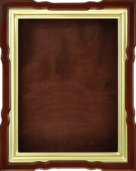 Киот "Фигурный с рамкой "Сусальное золото" (рамка 32). Киот для иконных досок под размер 30 х 40 см по цене от производителя, 11235-12