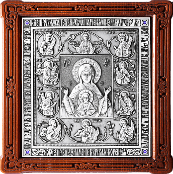 Купить православную икону - Икона Божией Матери "Знамение. Курская Коренная", А121-2