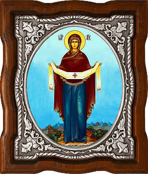 Купить православную икону - Икона Божией Матери "Покров Пресвятой Богородицы", А143-1 (11016)
