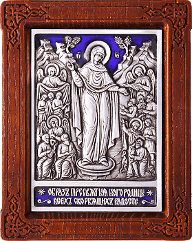 Купить православную икону - Икона Божией Матери "Всех Скорбящих Радость", А43-3