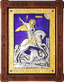 Купить православную икону - Георгий Победоносец, св. вмч., А110-7