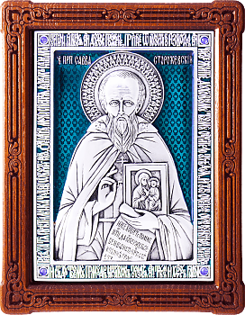 Купить православную икону - Савва Сторожевский, св. прп., А111-3