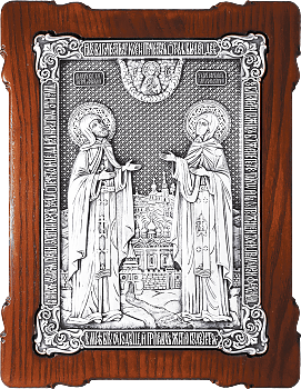 Купить православную икону - Петр и Феврония, свв. прпп. кнн., А120-1