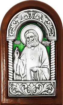Купить православную икону - Серафим Саровский, св. прп., чудотв., А147-3