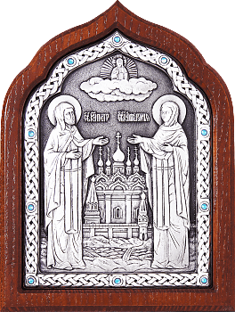 Купить православную икону - Петр и Феврония, свв. прпп. кнн., А67-2