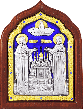 Купить православную икону - Петр и Феврония, свв. прпп. кнн., А67-7