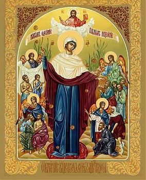 Икона Божией Матери "Всех Скорбящих Радость с грошиками", 03008