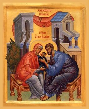 Икона Божией Матери "Ласкание Пресвятой Богородицы", 03040