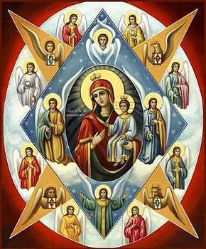 Икона Божией Матери "Неопалимая Купина", 03044