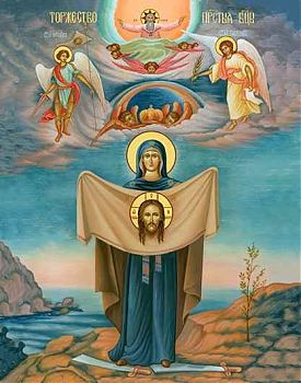 Икона Божией Матери "Порт-Артурская (Торжество Пресвятой Богородицы)", 03059