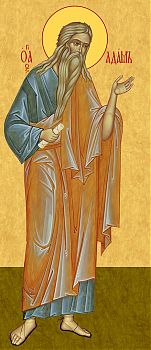Адам, св. праотец всех людей - храмовая икона для иконостаса