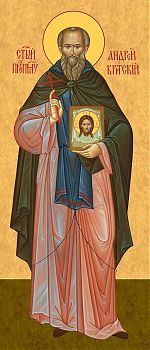 Андрей Критский, святой архиепископ - храмовая икона для иконостаса. Позиция 14
