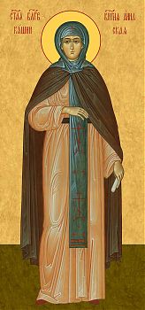 Анна Кашинская святая княгиня | Купить храмовую икону для местного ряда иконостаса. Позиция 19