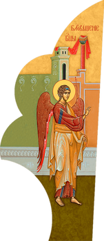 Архангел Гавриил, святой Архистратиг. Благовещение. Придел - храмовая икона для иконостаса. Позиция 32