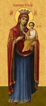 Икона Божией Матери "Скоропослушница" - храмовая икона для иконостаса