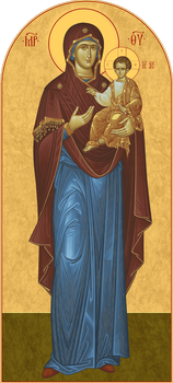 Божия Матерь Дева Мария | Купить икону для местного чина иконостаса. Позиция 54