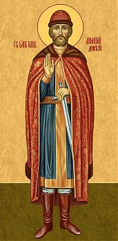 Дмитрий Донской, святой благоверный князь Московский - храмовая икона для иконостаса. Позиция 137