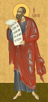 Елисей, св. пророк - храмовая икона для иконостаса