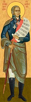 Феодор Ушаков, святой праведный, воин - храмовая икона для иконостаса. Позиция 376