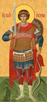 Георгий Победоносец, святой великомученик - храмовая икона для иконостаса. Позиция 127