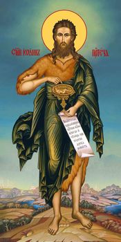 Иоанн Предтеча Креститель Господень | Купить икону для местного ряда иконостаса. Позиция 173