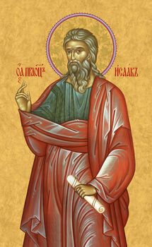 Исаак, святой праотец, ветхозаветный патриарх - храмовая икона для иконостаса. Позиция 195