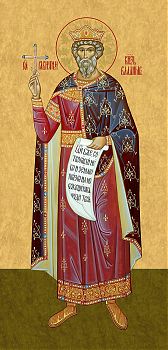 Владимир, святой равноапостольный князь - храмовая икона для иконостаса. Позиция 102