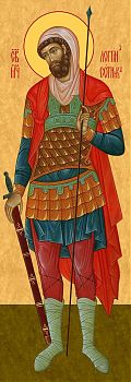 Лонгин Сотник, святой мученик - храмовая икона для иконостаса. Позиция 217