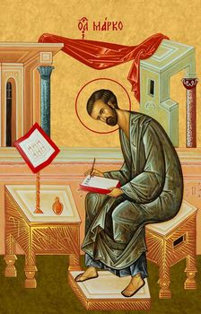 Апостол евангелист Марк | Купить икону для Царских врат иконостаса. Позиция 233