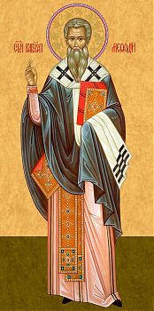 Мефодий, святой равноапостольный, учитель словенский - храмовая икона для иконостаса. Позиция 250