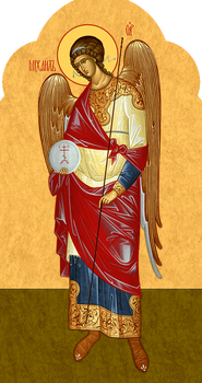 Архангел Михаил, святой Архистратиг - храмовая икона для иконостаса. Позиция 37