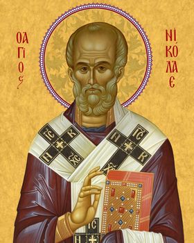 Николай, святитель Мирликийский, чудотворец - храмовая икона для иконостаса. Позиция 260