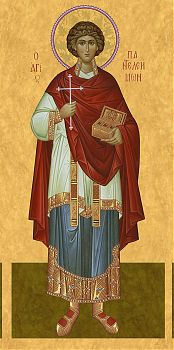 Святой великомученик Пантелеимон | Купить икону для местного ряда иконостаса. Позиция 273