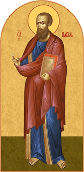Павел святой апостол | Печать арочной храмовой иконы для деисисного ряда иконостаса. Позиция 271