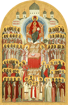 Собор Новомучеников - храмовая икона для иконостаса. Позиция 323