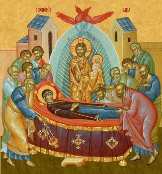Успение Пресвятой Богородицы | Печать иконы для иконостаса. Позиция 369