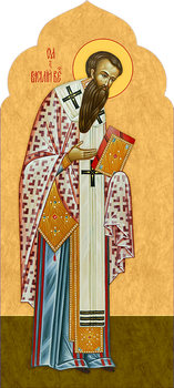 Василий Великий, святитель - храмовая икона для иконостаса. Позиция 89