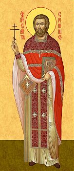 Священномученик Виктор Европейцев | Купить икону для местного чина иконостаса. Позиция 100