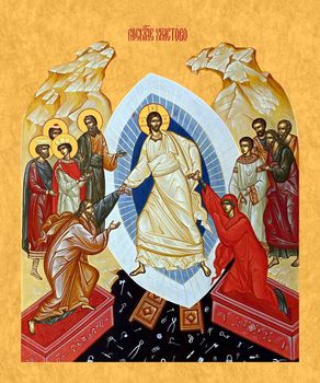 Воскресение Христово - храмовая икона для иконостаса. Позиция 115