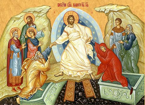 Воскресение Христово - храмовая икона для иконостаса
