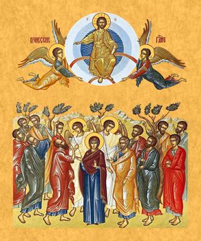 Вознесение Господне | Купить икону для праздничного чина иконостаса. Позиция 108