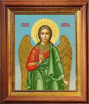 Икона Ангела Хранителя в киоте | Размер 13х16 см | 40200-5 (04003)