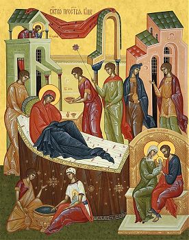 Рождество Пресвятой Богородицы, 05Р3, иконы на холсте - новый каталог