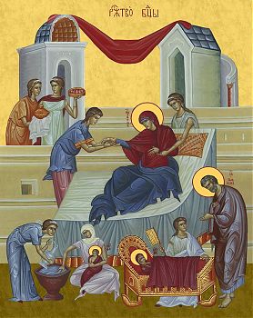 Рождество Пресвятой Богородицы, 05Р5, иконы на холсте - новый каталог