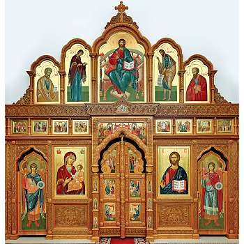 Изготовление иконостаса. Покровский храм, с. Нижняя Колыбелька