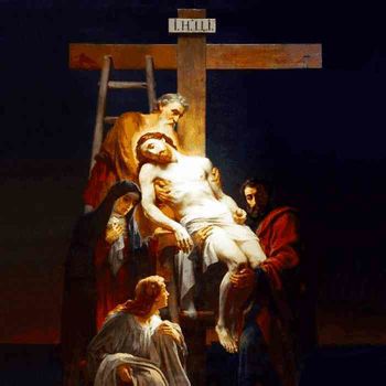 Снятие со креста. Алтарь храма Христа Спасителя. Верещагин В. П., 14011