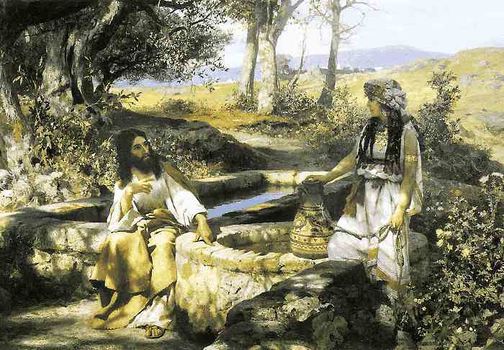 Христос и самарянка. Семирадский Г. И., 14016